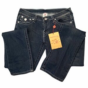 NWT True Religion Joey Super T Jeans Dark Blue size 31